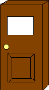 go on get out the back door!